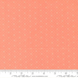 Eyelet Coral by Fig Tree Co for Moda Fabric