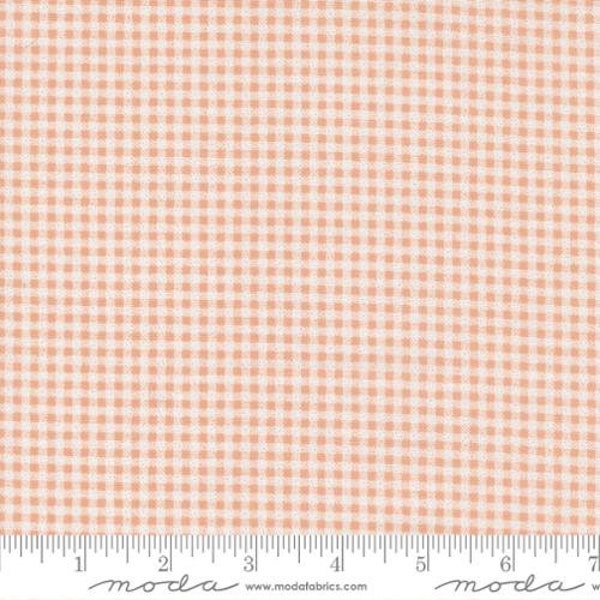 Peachy Keen Weathered Gingham Peach Blossom by Corey Yoder from Moda