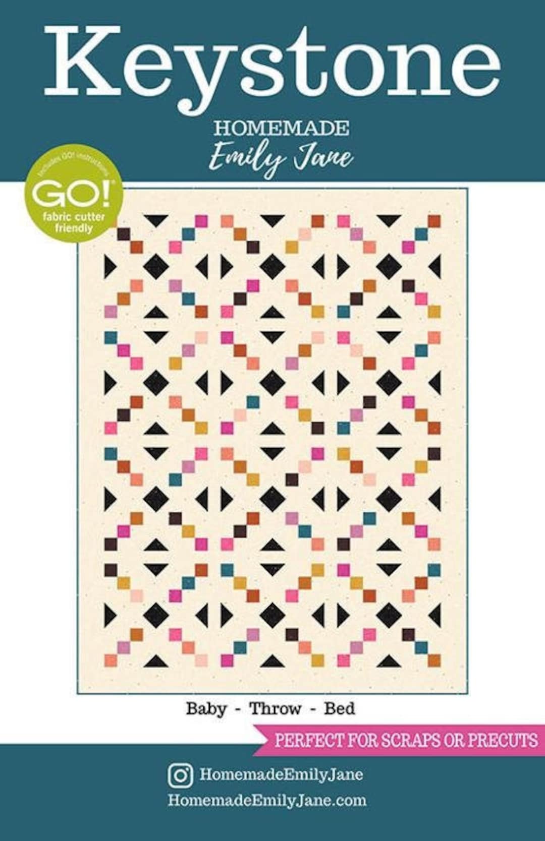 Keystone Quilt Pattern by Homemade Emily Jane - Etsy