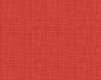 Grasscloth Cottons Vermillion by Heather Peterson for Riley Blake