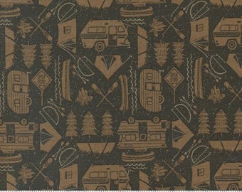The Great Outdoors Open Road Cabin by Stacy Iest Hsu for Moda Fabrics