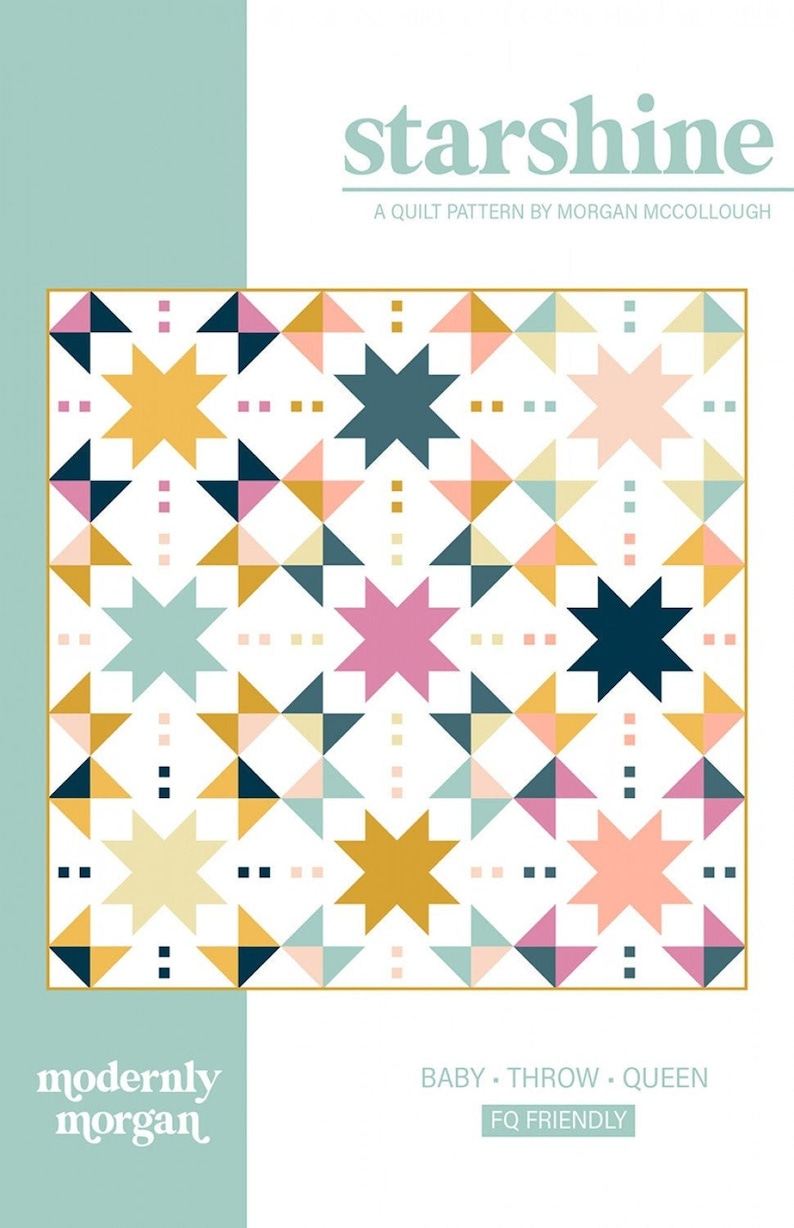 Starshine Quilt Pattern by Modernly Etsy