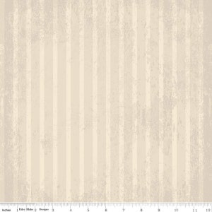 Kringle Stripes Cream by Teresa Kogut for Riley Blake Designs