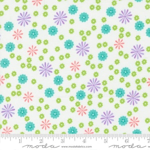 On the Bright Side Raining Flowers Sugar by Me and My Sister Designs for Moda Fabrics END OF BOLT