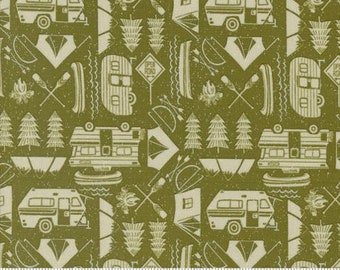 The Great Outdoors Open Road Forest by Stacy Iest Hsu for Moda Fabrics