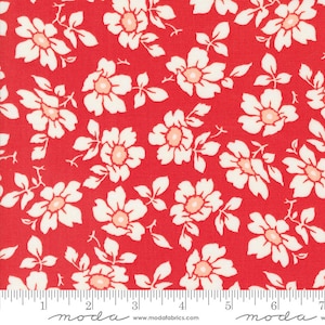 Jelly & Jam Flour Sack Strawberry by Fig Tree Co for Moda Fabric