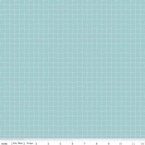 Sew Much Fun Fun Grid Sky by Echo Park Paper Co. from Riley Blake