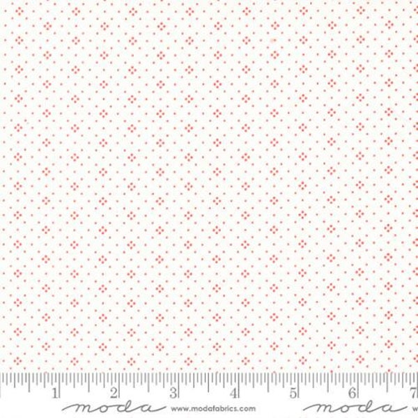 Eyelet Ivory Cherry by Fig Tree Co for Moda Fabric