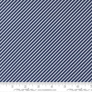 Simply Delightful Stripes Nautical Blueby Sherri & Chelsi for Moda Fabrics
