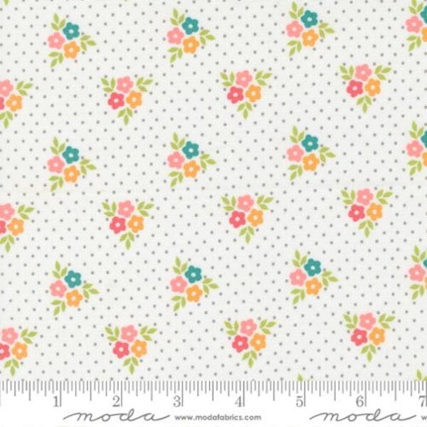 Strawberry Lemonade Bouquets Cloud by Sherri & Chelsi for Moda Fabrics