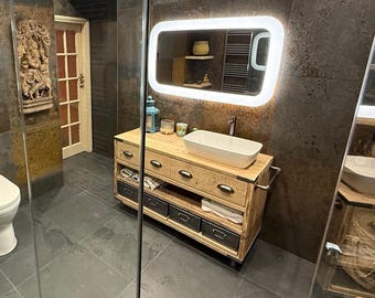 DULWICH | Handmade Reclaimed Timber Bathroom Furniture