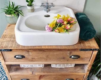 APPLETON | Handmade Reclaimed Timber Bathroom Furniture
