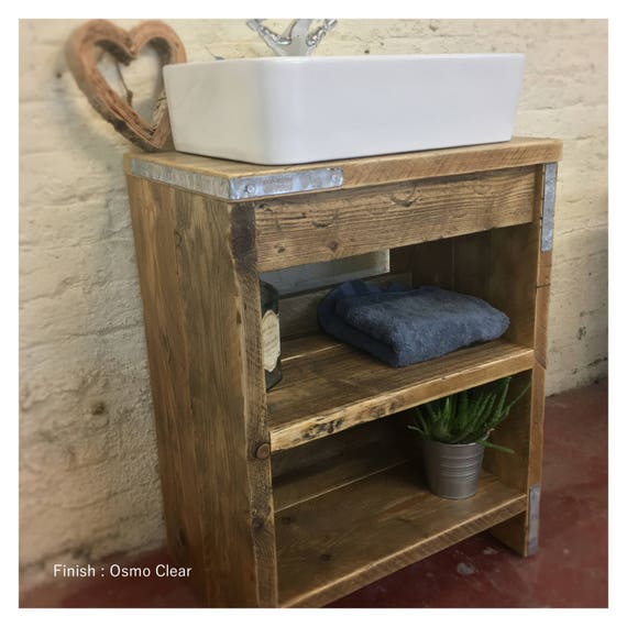 OXFORD-Reclaimed Wood Vanity Bathroom, Wood Bathroom Vanity Cabinet, Bathroom Vanity Rustic, Rustic Bathroom Vanity