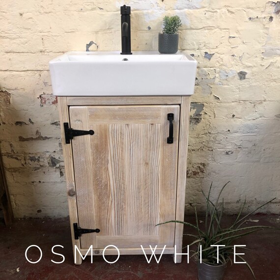 Blyth -Reclaimed Wood Vanity Includes basin | Wood Bathroom Vanity Cabinet | Bathroom Vanity Rustic |