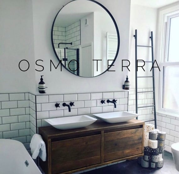 WIMBLEDON | Reclaimed Timber Bathroom Vanity Unit .