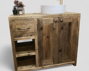 EDINBURGH | Handmade Reclaimed Timber Bathroom Furniture