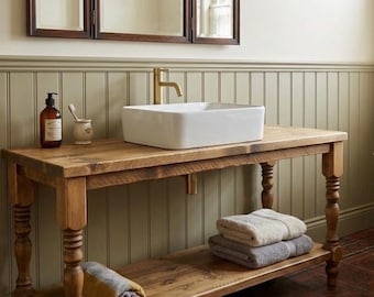 CROSTON  | Handmade Reclaimed Timber Bathroom Furniture
