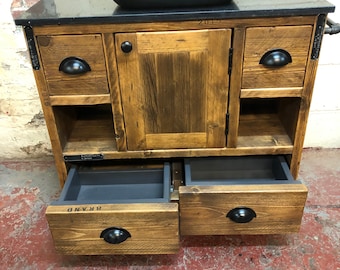 GRASSINGTON | Handmade Reclaimed Timber Bathroom Furniture