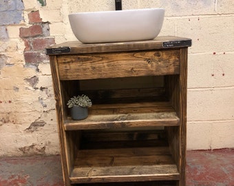 OXFORD |  Handmade Bathroom Furniture | Bathroom cabinet | Rustic Vanity | Upcycled Bathroom Furniture | Bathroom Vanity Unit | Wash Stand