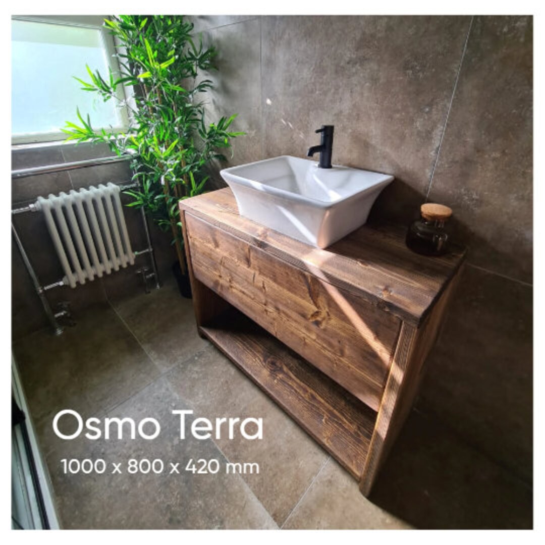 GLASGOW SINGLE Handmade Solid Wood Bathroom Furniture Etsy UK