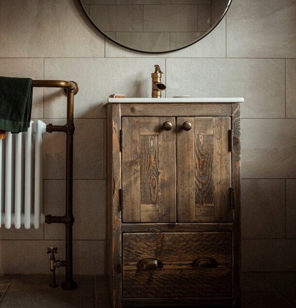 BURFORD Handmade Bathroom Furniture Bathroom cabinet Rustic