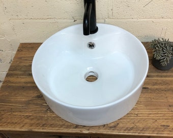 LONDON | ROUND Medium Basin 370 x 370 x 130 mm One Tap Hole