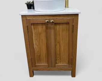 CHELTENHAM | Classic Oak Double Door Unit | Solid Oak Bathroom Furniture