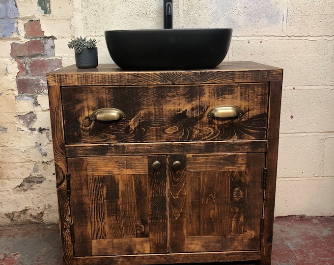 HAYFIELD | Handmade Bathroom Furniture | Bathroom cabinet | Rustic Vanity | Bathroom Vanity