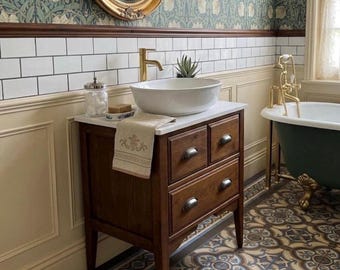 WINCHESTER | Classic Oak 2 Drawer Chest | Solid Oak Bathroom Furniture