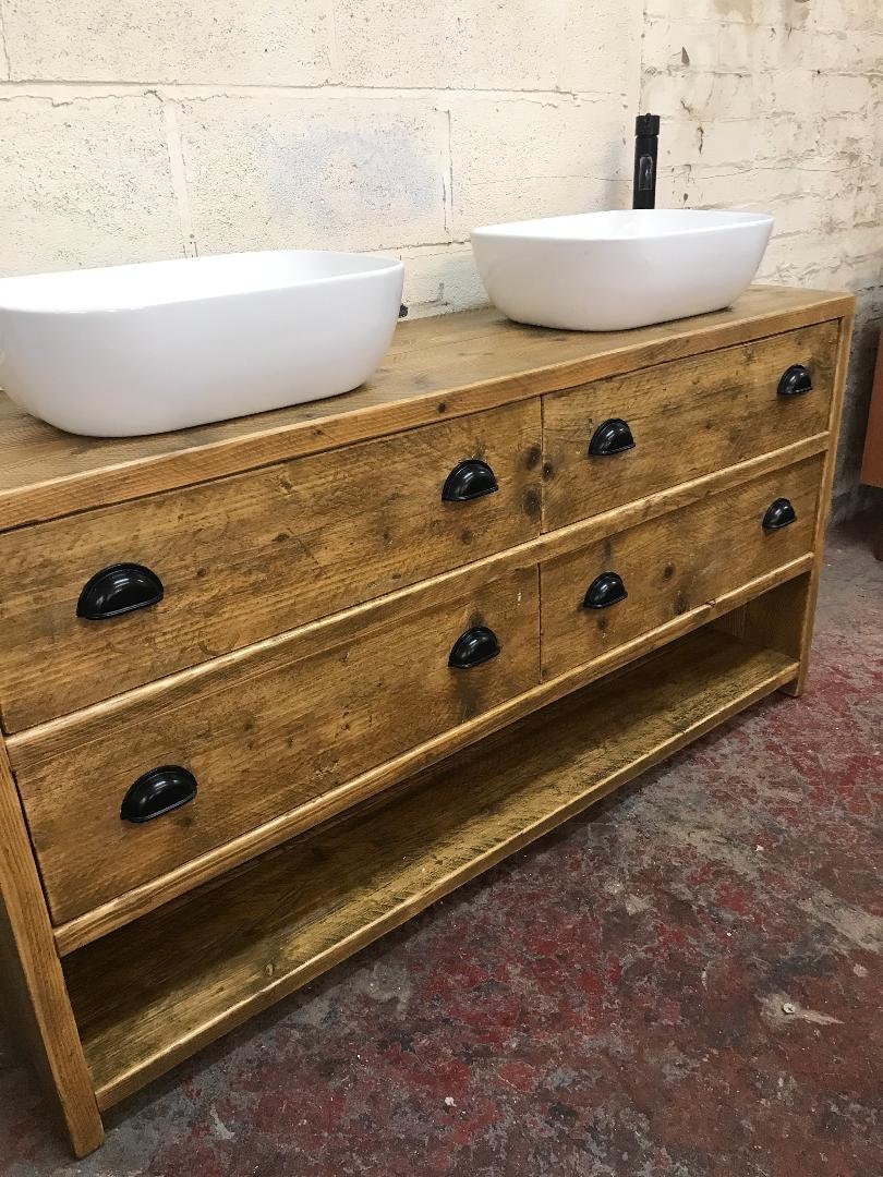 ABINGDON DOUBLE | Handmade Reclaimed Timber Furniture | Bathroom ...