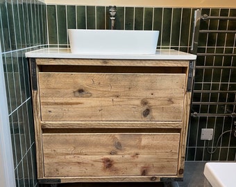 WIMBLEDON | Handmade Reclaimed Timber Bathroom Furniture