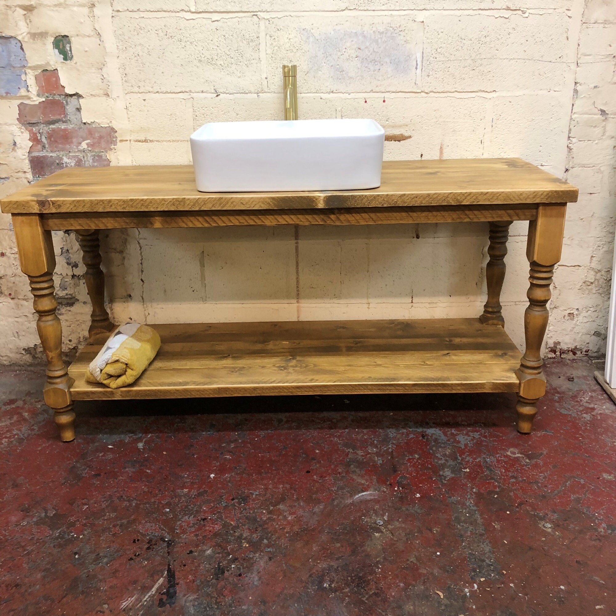 Rustic vanity sale table