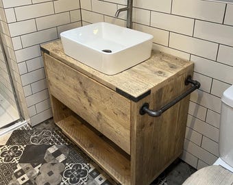 SHANKLIN | Handmade Reclaimed Timber Bathroom Furniture