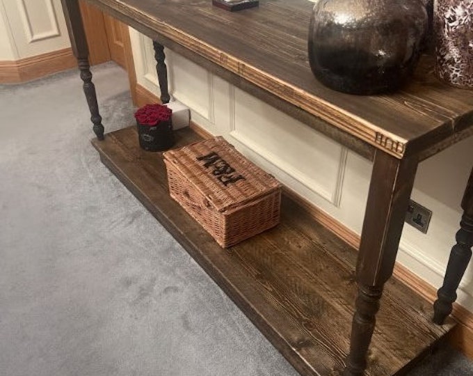 DUXBURY | Handmade Home Furniture | Custom Sofa Table | Rustic side board | Solid Wood Side board | Console Table | handmade console table