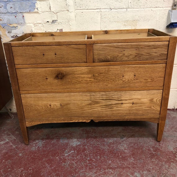 VINTAGE 60 | Oak Bathroom Vanity Incl. Quartz worktop