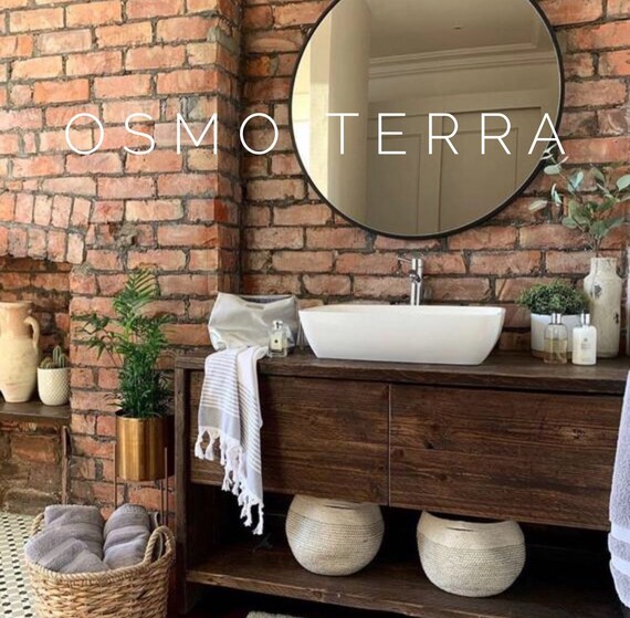GLASGOW | Reclaimed Timber Bathroom Vanity Unit.