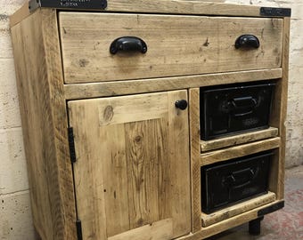 SHOREDITCH | Handmade Reclaimed Timber Bathroom Furniture