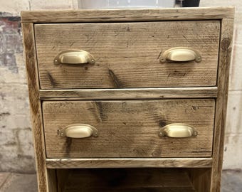 ABINGDON | IN STOCK | Handmade Reclaimed Timber Sink Unit | Solid Wooden Vanity Unit