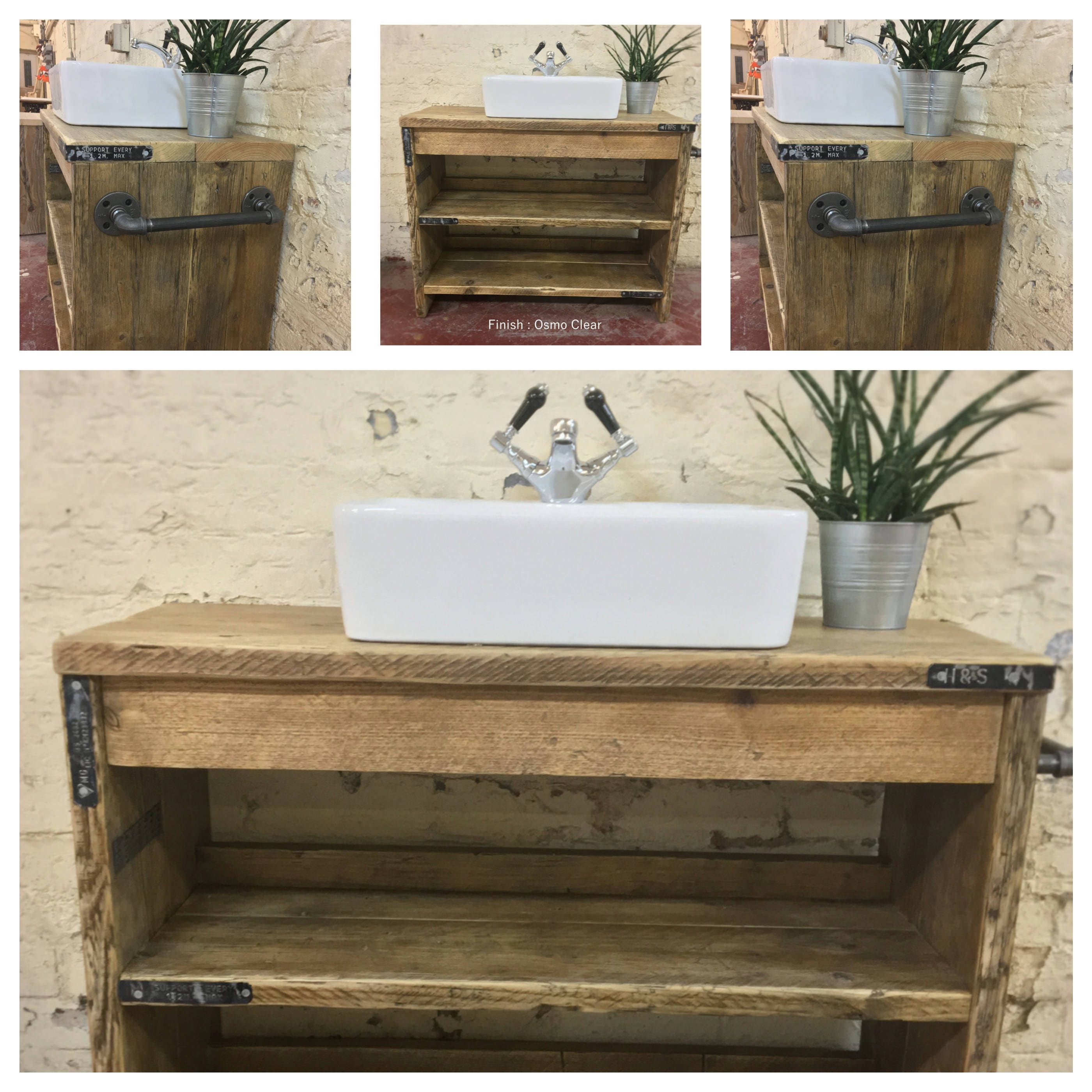 OXFORD Handmade Bathroom Furniture Bathroom Rustic Vanity