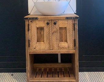 BRIGHTON| Handmade Reclaimed Timber Bathroom Furniture