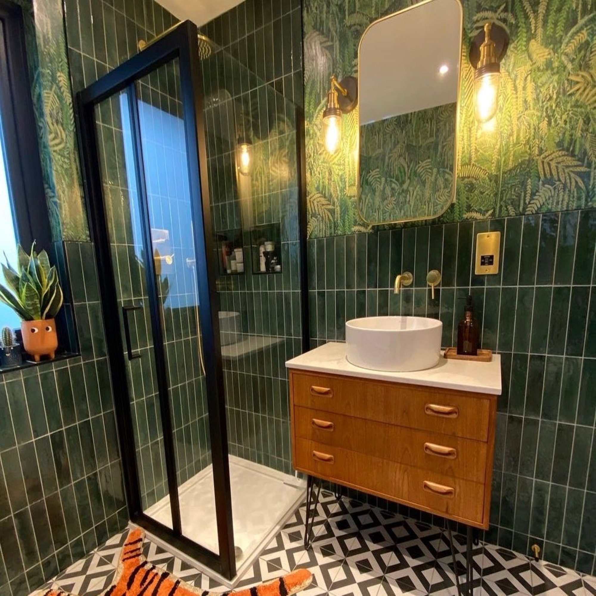 G PLAN FRESCO Mid Century Bathroom Unit Including a quartz top