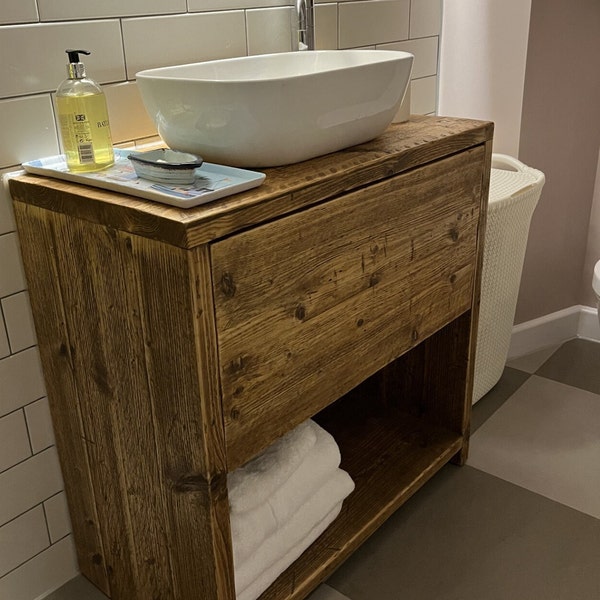 Rustic Bathroom Etsy UK