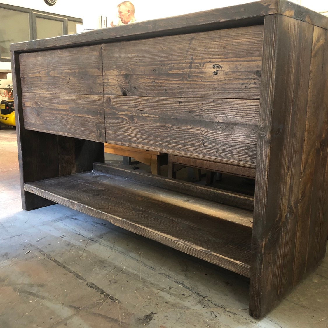 Glasgow Reclaimed Wooden Vanity Unit Wood Bathroom Cabinet