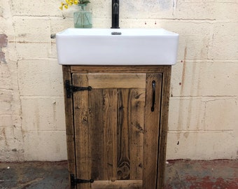 BLYTHE  | IN-STOCK  Handmade Bathroom Furniture | Bathroom cabinet | Rustic Vanity | Recycled Bathroom Furniture | Bathroom Vanity Unit |