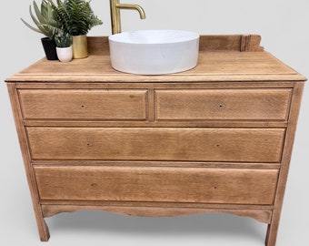 NEW ARRIVAL | Vintage 187 | Vintage Oak Vanity | Solid Oak Vanity | Vintage Oak | Oak Bathroom Vanity