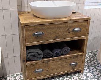 APPLETON | Handmade Reclaimed Timber Bathroom Furniture