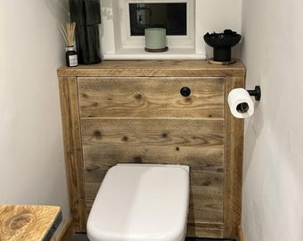 SETTLE WC | Handmade Reclaimed Timber Bathroom Furniture