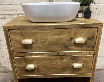 ABINGDON | IN STOCK | Handmade Reclaimed Timber Sink Unit