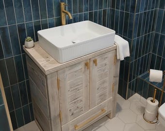 SALCOMBE | Handmade Reclaimed Timber Bathroom Furniture