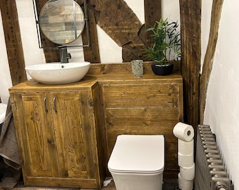 YORK COMBINATION  |  Handmade Reclaimed Timber Bathroom Furniture